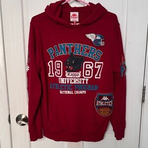Kappa Red Panthers Graphic Hoodie Size Medium